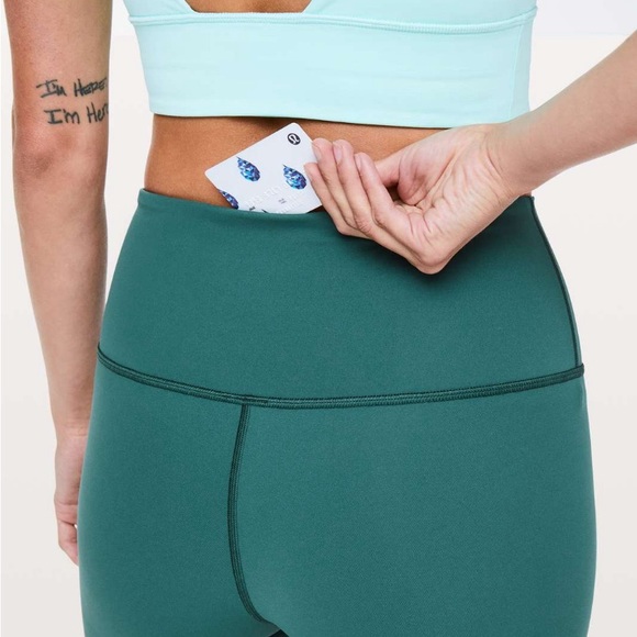 Lululemon Seek The Heat Tight *28" Green Jasper Size 8 - Picture 13 of 13